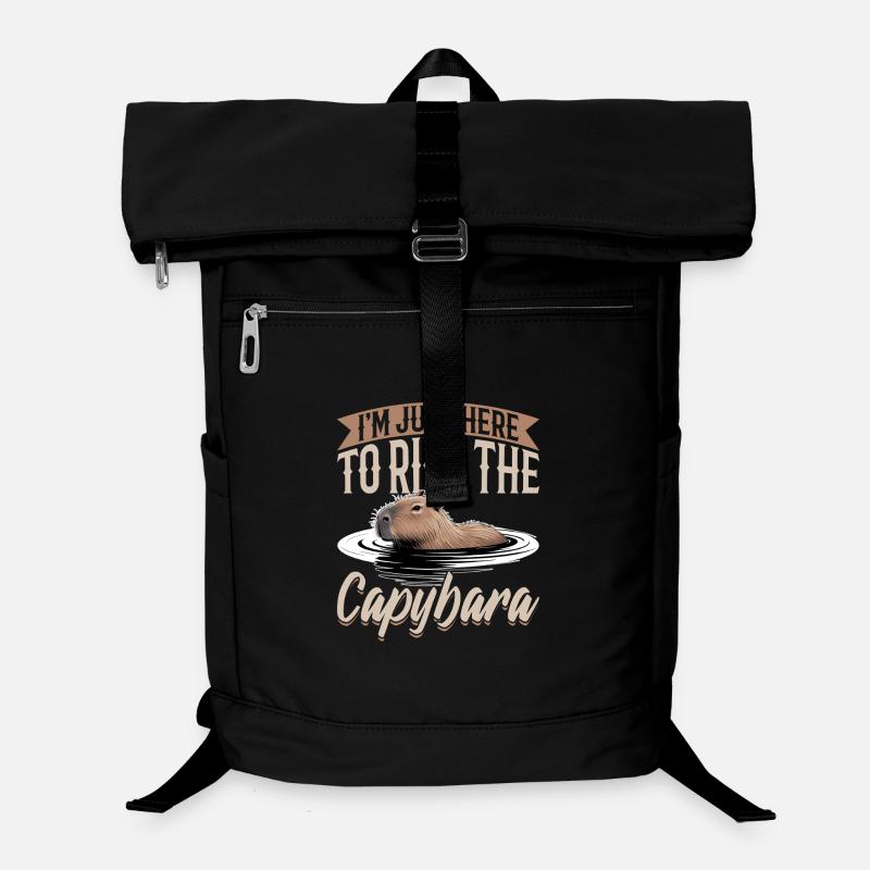 Funny Capybara Laptop-Rucksack 