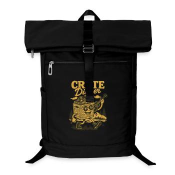 Crate Digger Vinyl Record Music Lovers - Laptop Backpack - black - Front