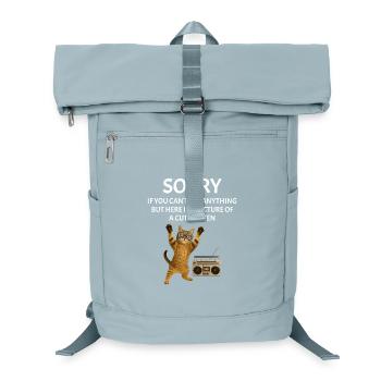 Festival live music sarcastic concert - Laptop Backpack - ice blue - Front