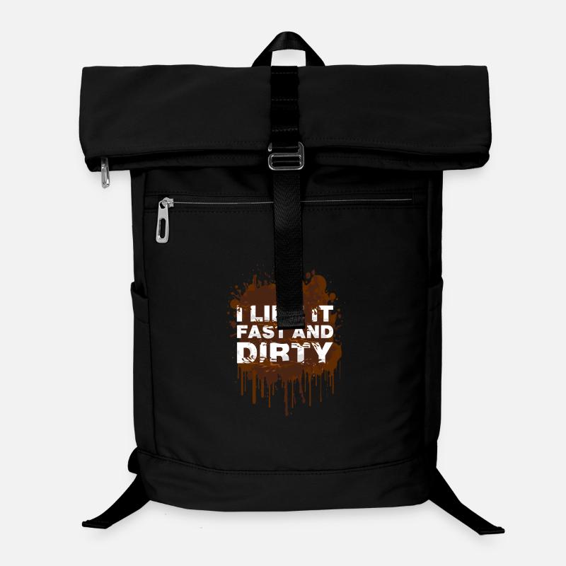 Fast and dirty Schlammlauf Mud Run Muddy Race Laptop-Rucksack 