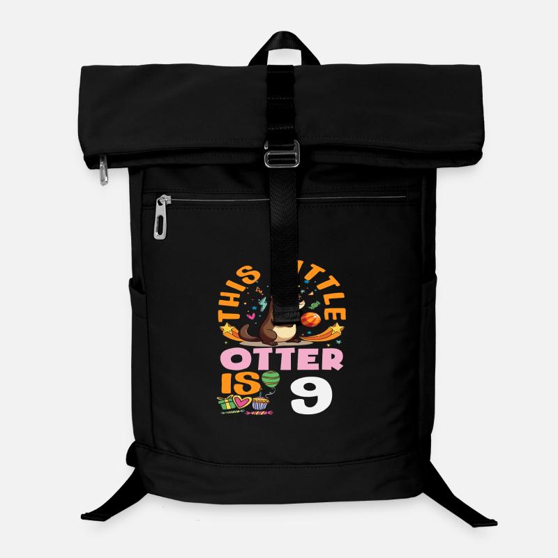 Dieser Otter ist 9 - süßes Geburtstagsmotiv Laptop-Rucksack 