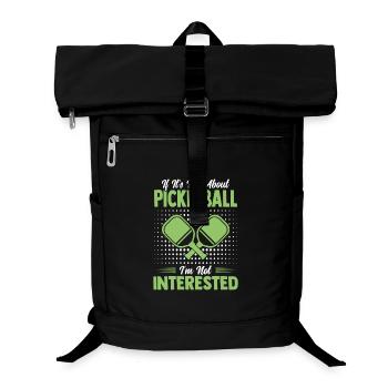Pickleball Team Paddle Ball Player Gift - Laptop Backpack - black - Front
