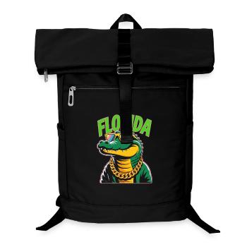 Florida Alligator - Laptop Backpack - black - Front