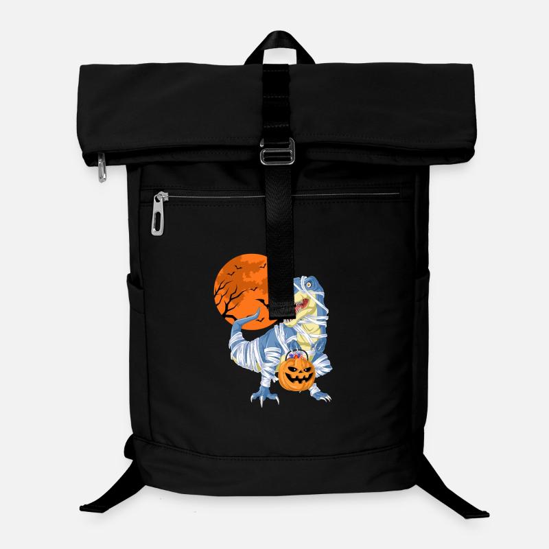 T-Rex Mummy Halloween Laptop Backpack