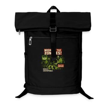 Night of the Zombies Movie Poster Halloween - Laptop Backpack - black - Front