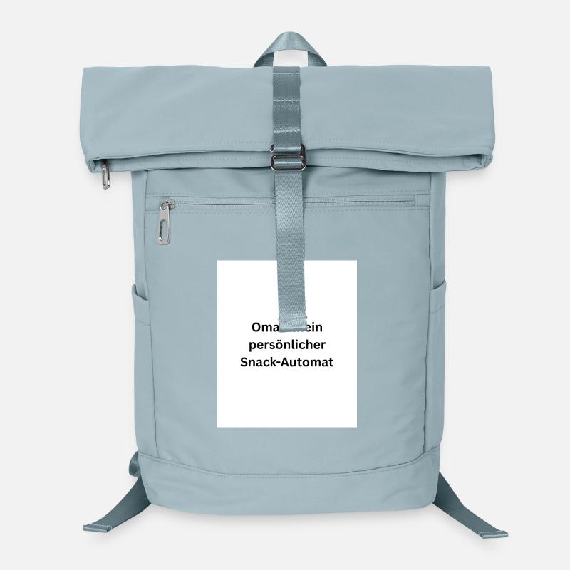 Oma Snack Automat Spruch Laptop-Rucksack 