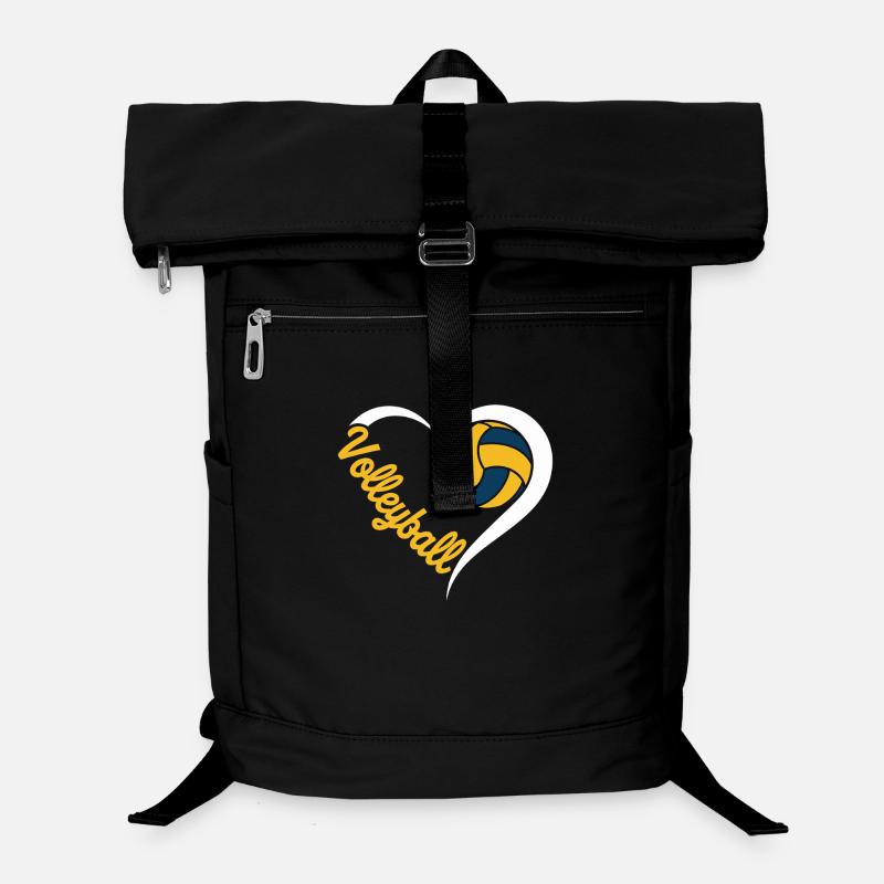 Volleyball Herz Volleyballer Laptop-Rucksack 