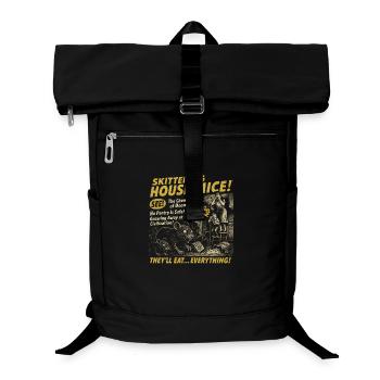 Skittering House Mice Filmplakat Halloween - Laptop-Rucksack  - Schwarz - Vorne