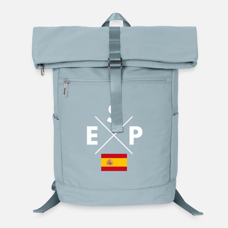 Spain Flag Cross Laptop Backpack
