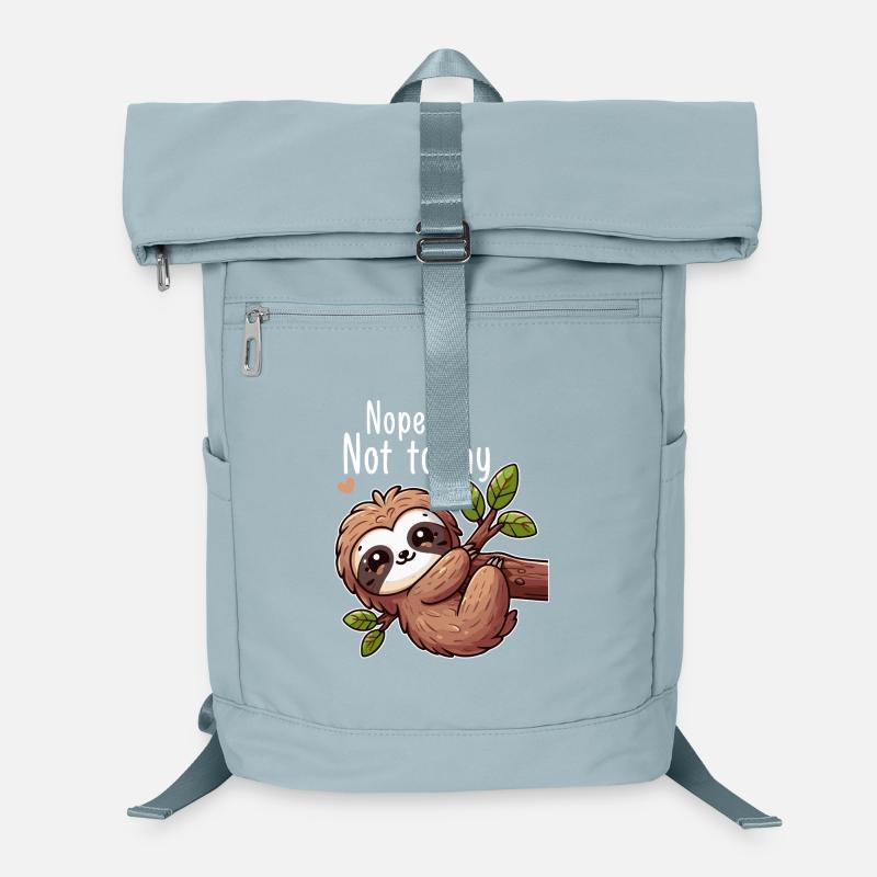 Sloth Lazy Day Nope Not Today Laptop Backpack