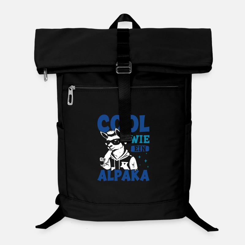 Alpaca Fan COOL AS AN ALPACA Llama Funny Laptop Backpack