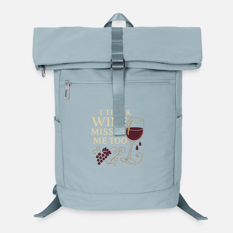 Ich glaube, der Wein vermisst mich auch Laptop-Rucksack 