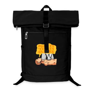 HLW Ausbilder Wiederbelebung Push Till It Clicks - Laptop-Rucksack  - Schwarz - Vorne