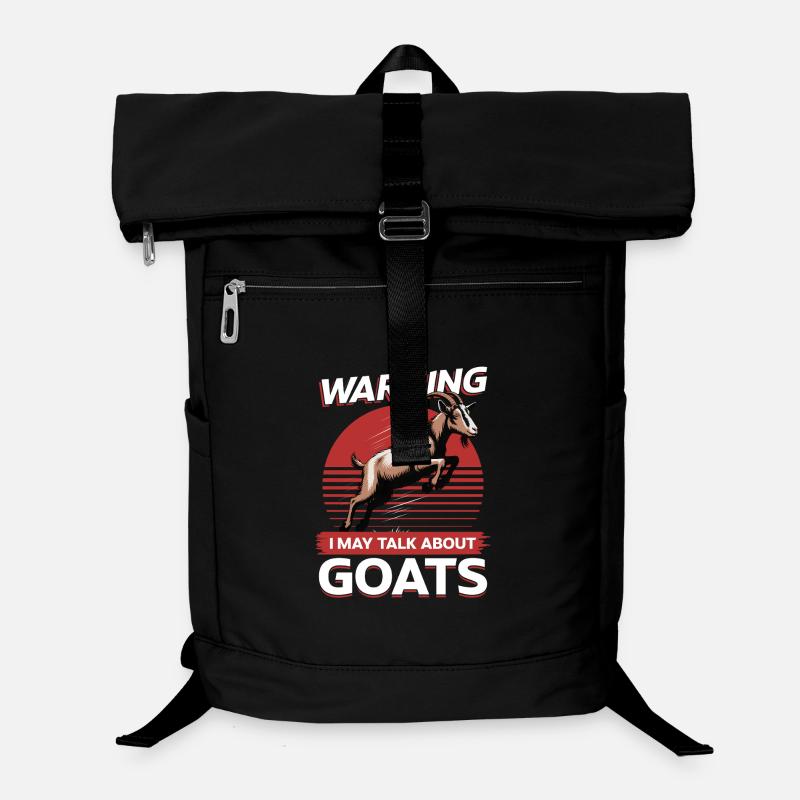 Funny Farm Animal Goat Laptop-Rucksack 