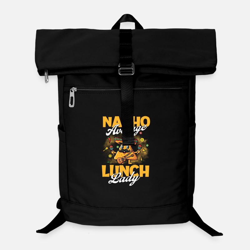 Nacho Durchschnittliches Mittagessen Dame Lustiger Taco Laptop-Rucksack 