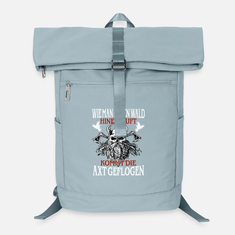 Appel de la forêt et hache – Sort viking Sac à dos ordinateur