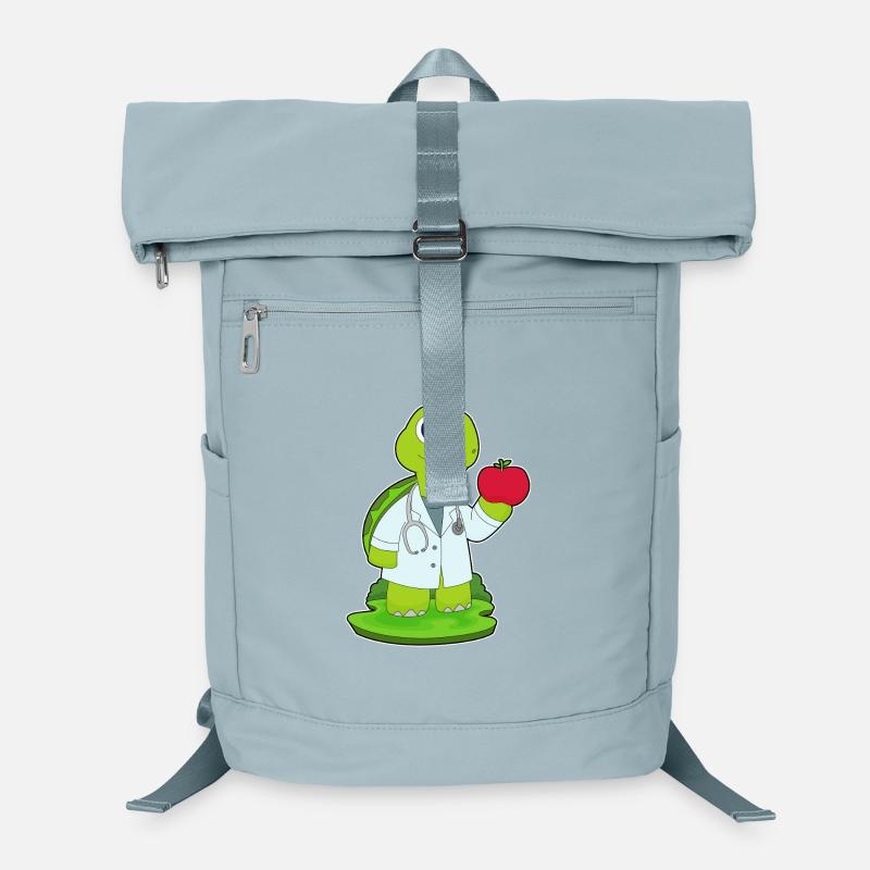 Schildkröte Arzt Stethoskop Laptop-Rucksack 