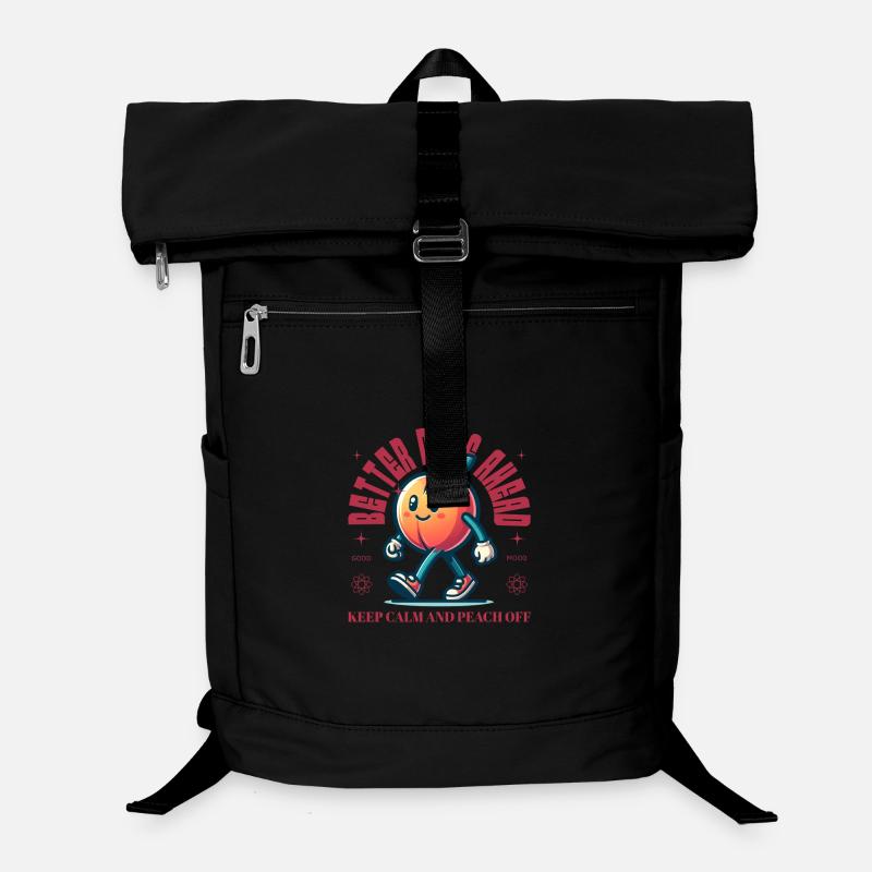 Pêche drôle disant Fruit Lover Pêches Sac à dos ordinateur