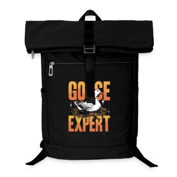 Drôle d’oiseau oie - Sac à dos ordinateur - noir - Devant