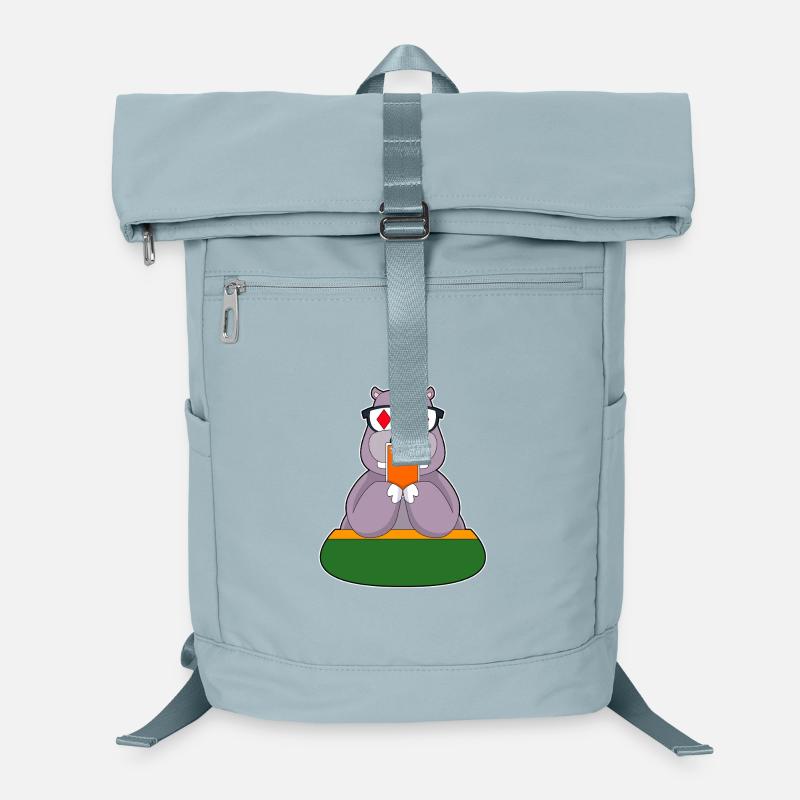 Nilpferd Poker Pokerkarten Kartenspiel Laptop-Rucksack 