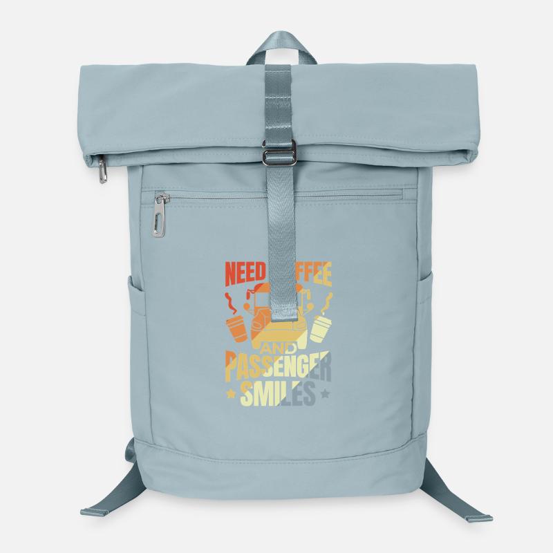 Need Coffee and Passenger Smiles Laptop-Rucksack 