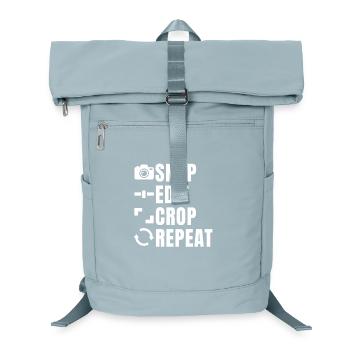 Snap Edit Crop Repeat vedio Editor und Inhalt - Laptop-Rucksack  - Eisblau - Vorne