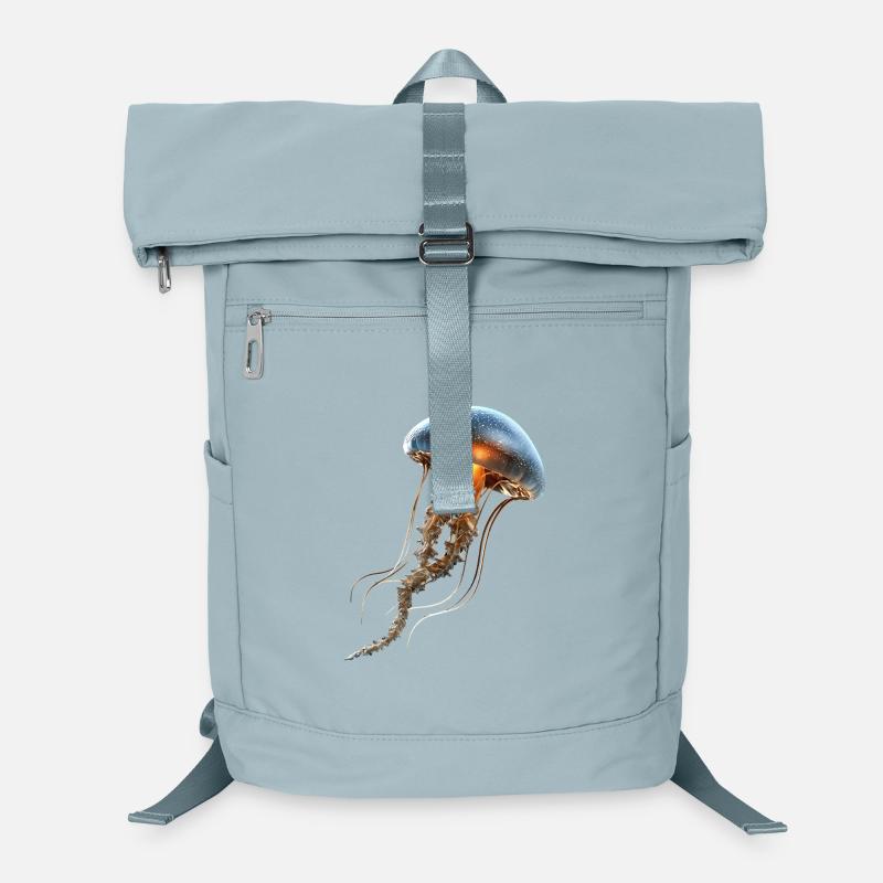 Méduse Méduse de feu Méduse Méduse mignonne Sac à dos ordinateur