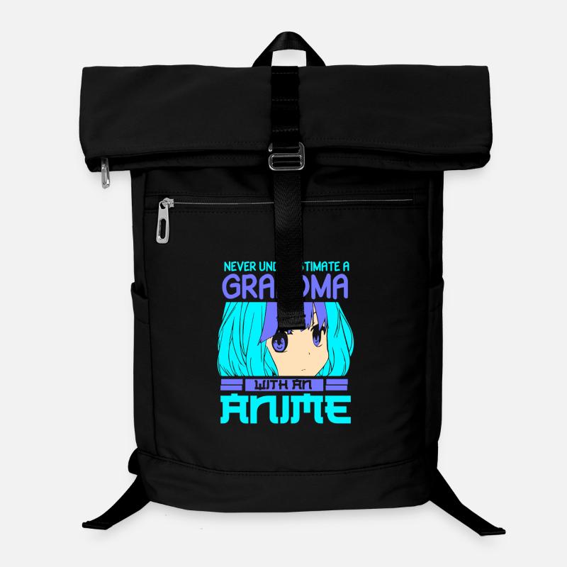 Anime Manga Otaku Kawaii Japan Cosplay Großmutter Laptop-Rucksack 