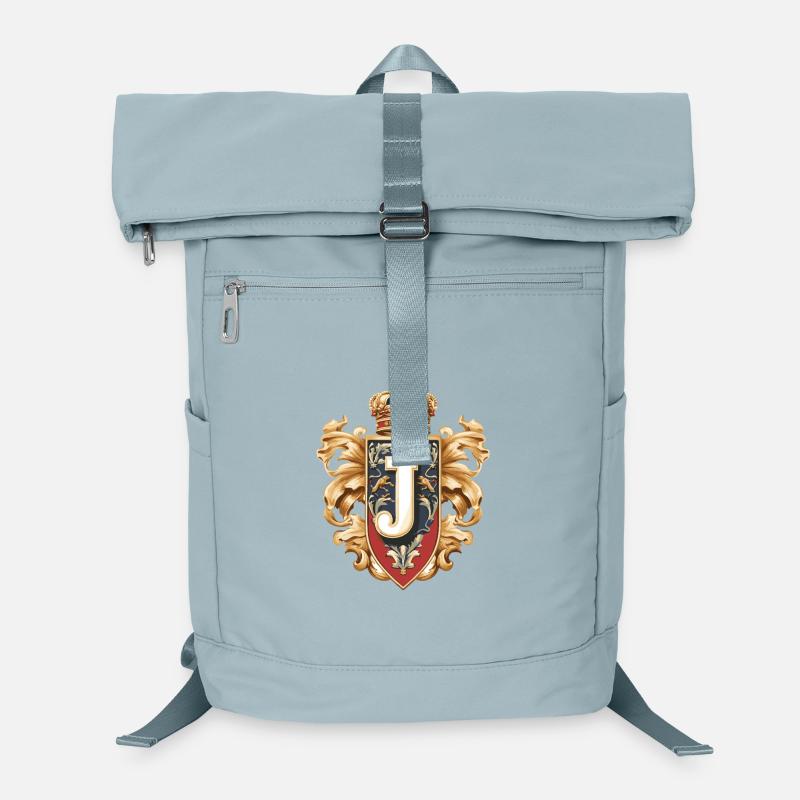 J Buchstabe Name Krone Laptop-Rucksack 