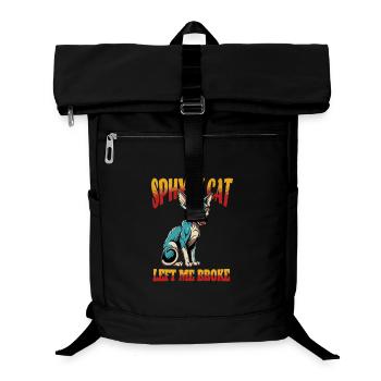 Sphynx Cat Funny - Laptop Backpack - black - Front