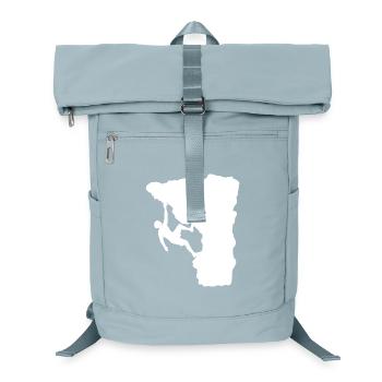 Climber on the ledge - Laptop Backpack - ice blue - Front