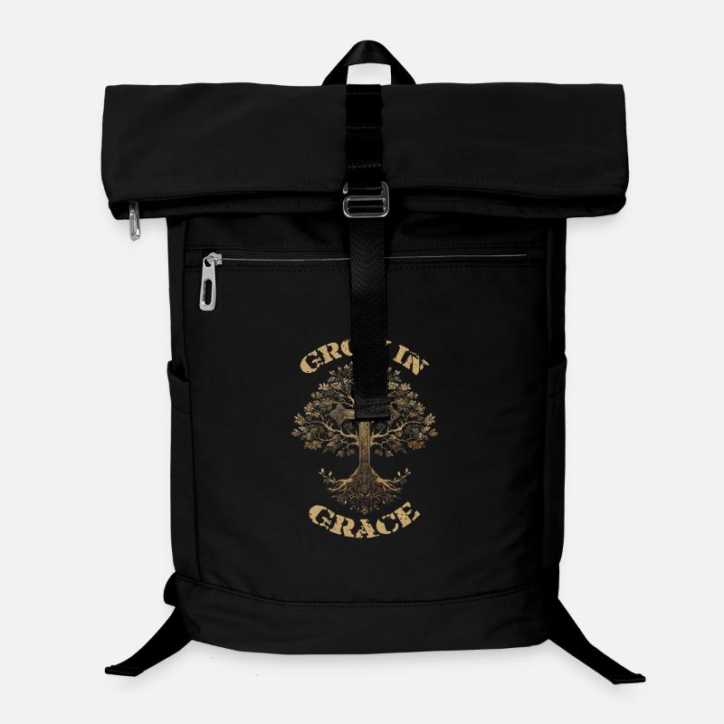 Christliches Kreuz Baum Grow In Grace Laptop-Rucksack 