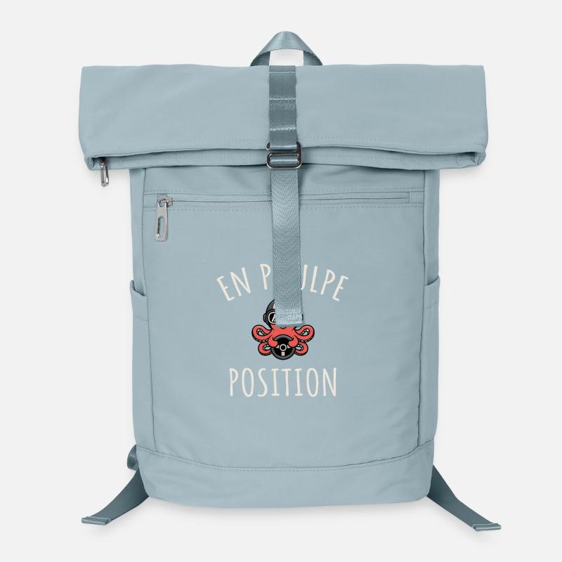 En poulpe position Jeu de mots drôle  Sac à dos ordinateur