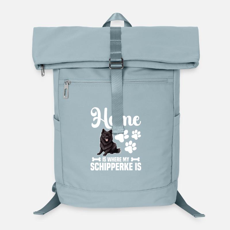 À la maison, c’est mon Schipperke Sac à dos ordinateur