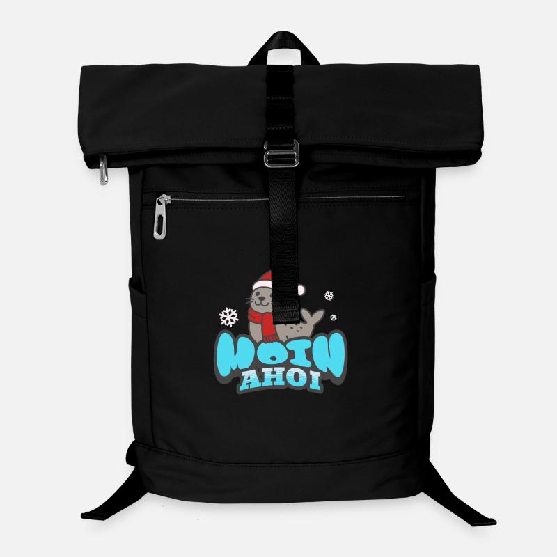 Moin & Ahoi Seehund Laptop-Rucksack 