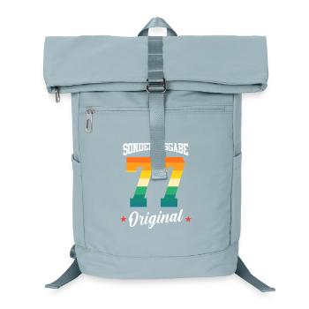 77 Birthday - Laptop Backpack - ice blue - Front