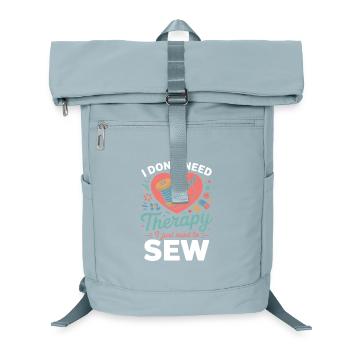 I Don't Need Therapy Sew Heart - Laptop Backpack - ice blue - Front