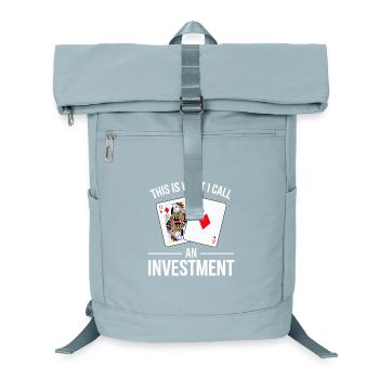 Blackjack Saying Design - Laptop Backpack - ice blue - Front