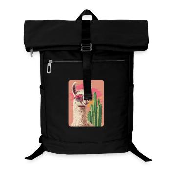 lama - Laptop Backpack - black - Front