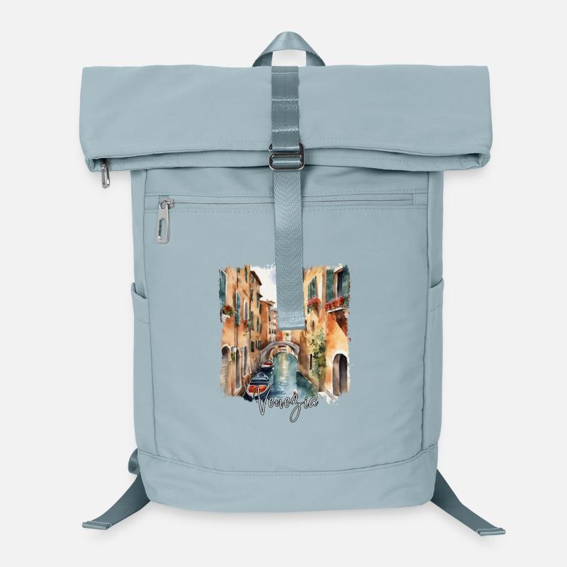 Venedig Aquarell, Ich liebe Venedig Laptop-Rucksack 