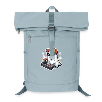 Retro Gamer Halloween Fantôme - Sac à dos ordinateur - bleu glacier - Devant