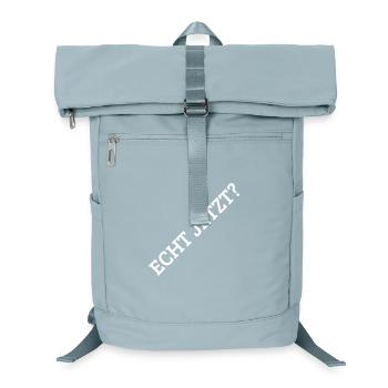 Echt Jetzt? - Laptop-Rucksack  - Eisblau - Vorne