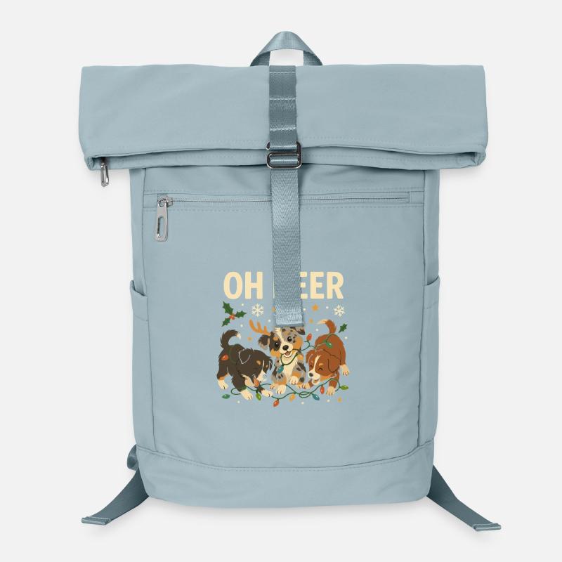 Mignon berger australien Noël Design Sac à dos ordinateur