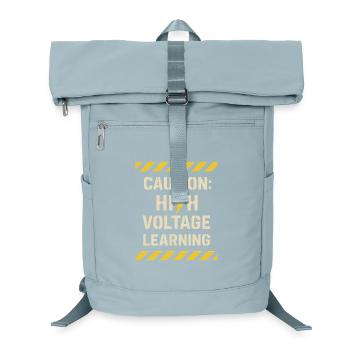 Apprentice electrician, student in the electrical trade - Laptop Backpack - ice blue - Front