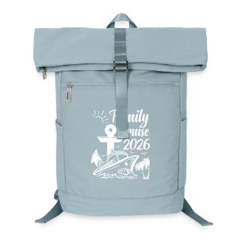 Family Cruise 2026 Summer Vacation Matching Family - Laptop-Rucksack  - Eisblau - Vorne