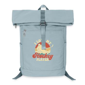 Hockey Eishockey Eishockeyspieler Geschenk - Laptop Backpack - ice blue - Front