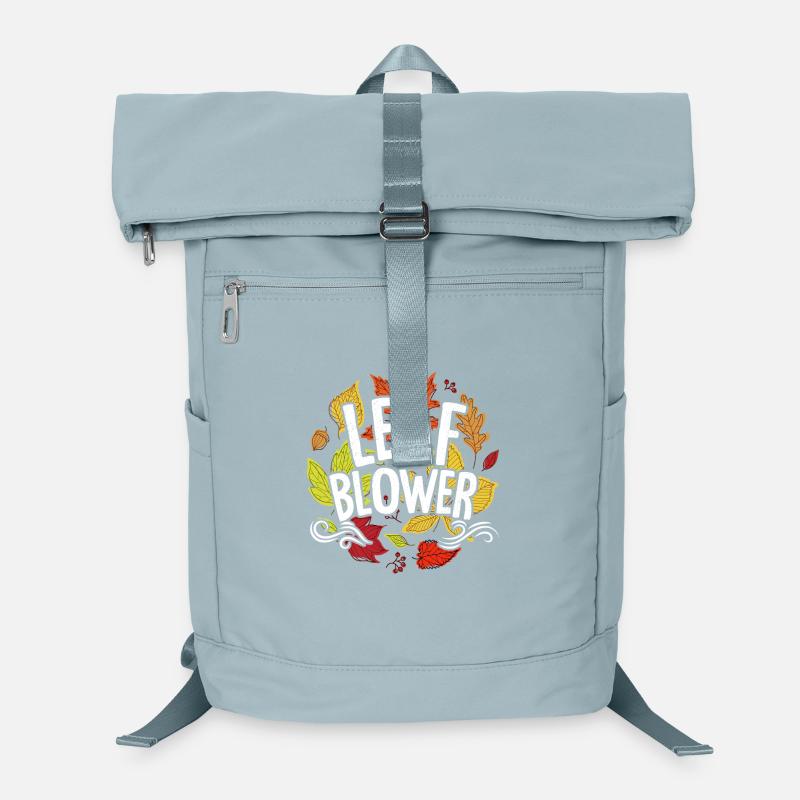 Lustiges Laubbläser Herbstkostüm Paar Matching Laptop-Rucksack 