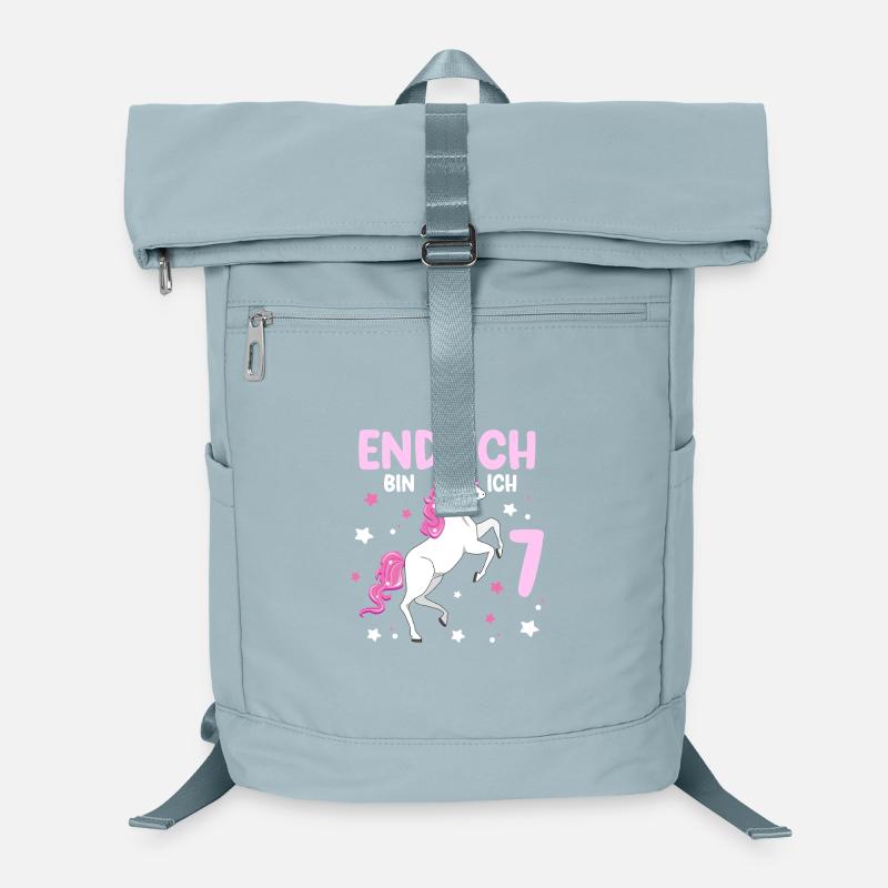 7 Jahre alt Pferd Endlich Bin Ich 7 Mädchen 7. Laptop Backpack