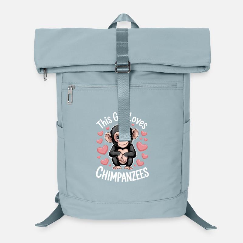 Chimpanzé disant singe drôle chimpanzé cadeau Sac à dos ordinateur