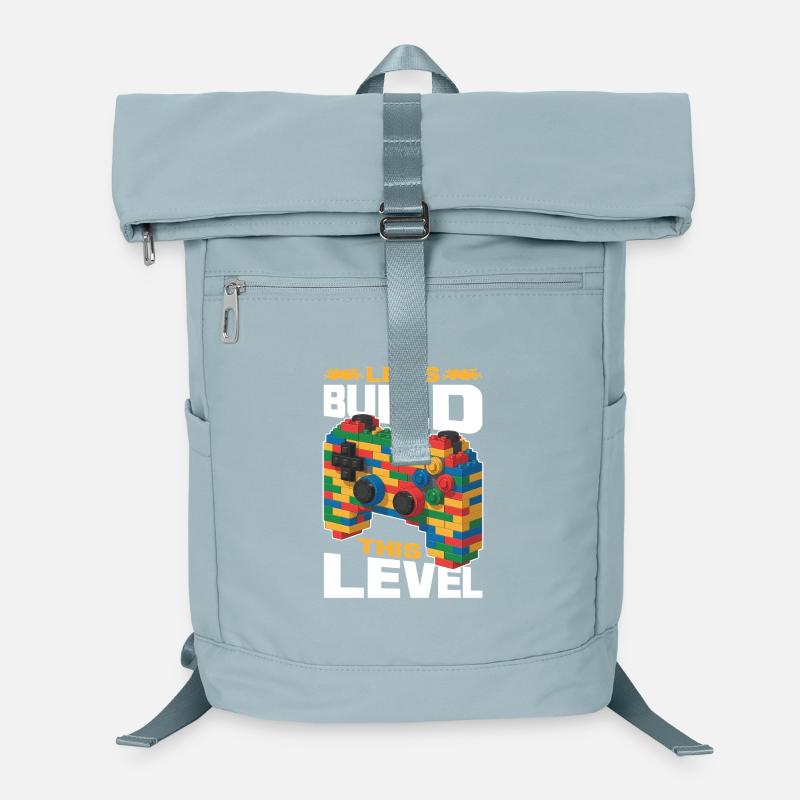 Blocs de construction Gamer Gaming Brick Builder Sac à dos ordinateur